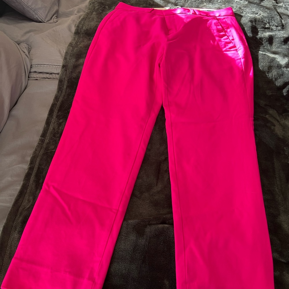 Banana Republic hot pink Avery pant